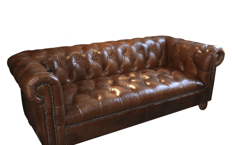 Sillón Chesterfield Capitoneado 100 Cuero Love Seat Arei Design