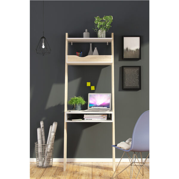 Mueble para PC y librero Nordic Style