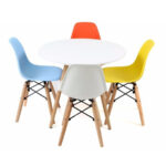 Eames kids pack - mesa + 4 sillas