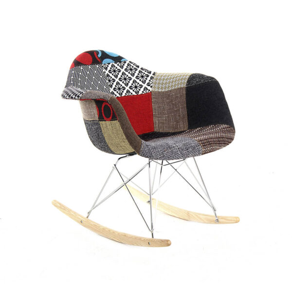 Mecedora Eames Style Tapizada