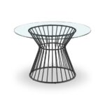 Mesa Comedor Redonda  Cristal Cronos