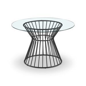 Mesa Comedor Redonda  Cristal Cronos