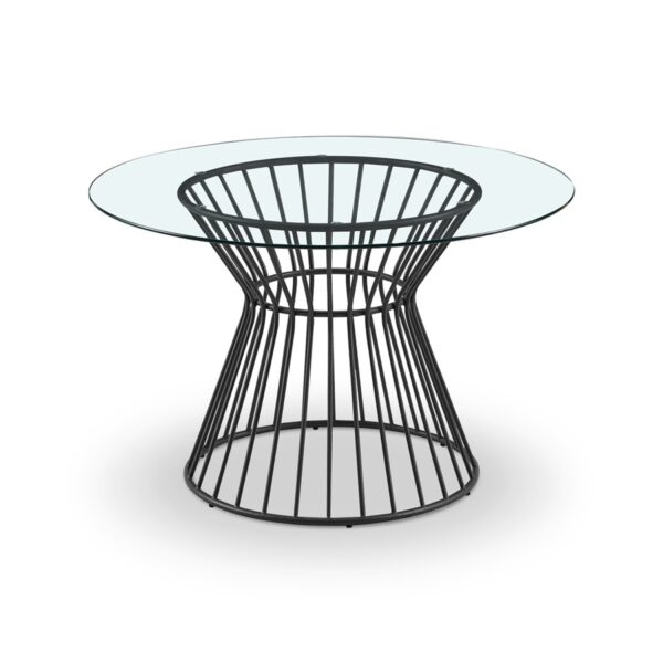 Mesa Comedor Redonda  Cristal Cronos