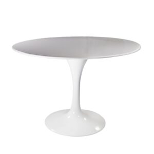 Mesa Comedor Redonda Tulip Style cubierta de MDF