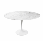 Mesa Comedor Redonda Tulip Style cubierta de Marmol 120 cm