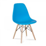 Eames Pack - Comedor 80cm de Cristal Templado + 4 Sillas Eames Style