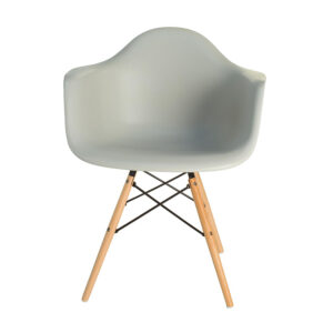 Silla Eames Style Con Brazo Gris