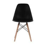 Eames Pack - Comedor 80cm de Cristal Templado + 4 Sillas Eames Style