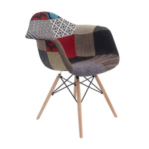 Silla Eames Style CB Tapizada lateral- P024