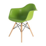 Eames Pack - Comedor 120cm + 4 Sillas Eames Style Con Brazo