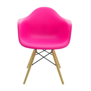 Silla Eames Style Con Brazo Rosa