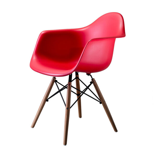 Eames Pack - Comedor 120cm + 4 Sillas Eames Style Con Brazo