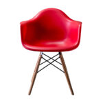 Silla Eames Style Con Brazo | Asiento de Polipropileno | Patas de Madera solida de haya | Diseño contemporáneo | Silla de comedor