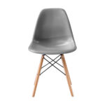 Eames Pack - Comedor 80cm de Cristal Templado + 4 Sillas Eames Style