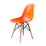 Eames Pack - Comedor 80cm de Cristal Templado + 4 Sillas Eames Style