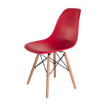 Eames Pack - Comedor 80cm + 4 Sillas Eames Style (blanco)