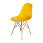 Eames Pack - Comedor 80cm + 4 Sillas Eames Style (blanco)