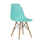 Eames Pack - Comedor 80cm + 4 Sillas Eames Style (blanco)