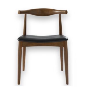 Silla Elbow CH20 Style | Tapizada | Madera Solida de Haya | Réplica de Hans Wegner | Diseño Danés Clásico
