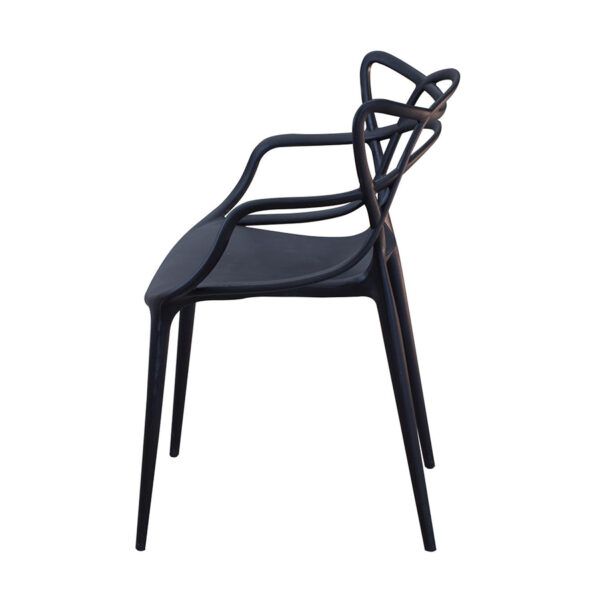 Masters Chair Pack - 4 Sillas Masters Style Negras