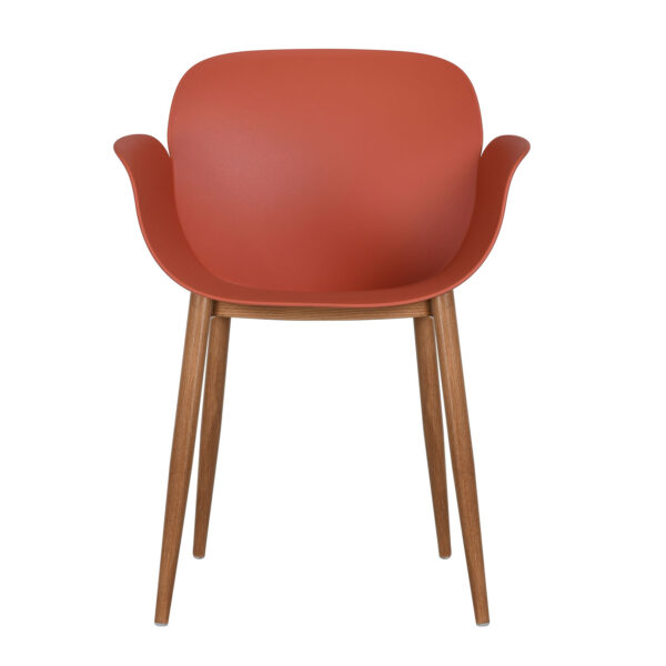 Silla Taurus Prime | Asiento de Polipropileno| Patas de Madera Solida de Haya | Diseño moderno | Silla de comedor