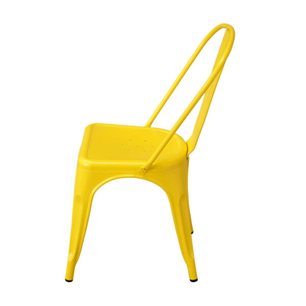 Silla Tolix Style (amarillo)