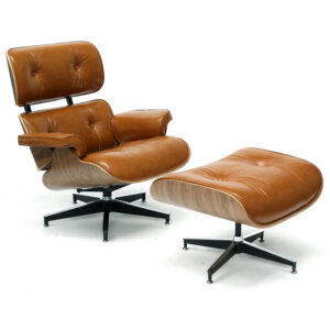 Sillon Eames Lounge Style 100% Cuero