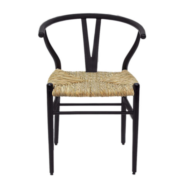 Silla Wishbone Style Negra - Tejida