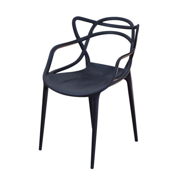 Masters Chair Pack - 4 Sillas Masters Style Negras