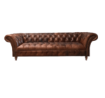 Sillón Chesterfield Capitoneado 100% Cuero (Love Seat)