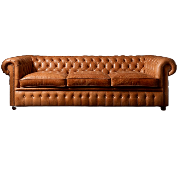 Sillón Chesterfield Capitoneado 100% Cuero