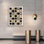 Cuadro  Gold & Black Chess