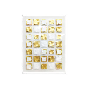 Cuadro  Gold & White Chess