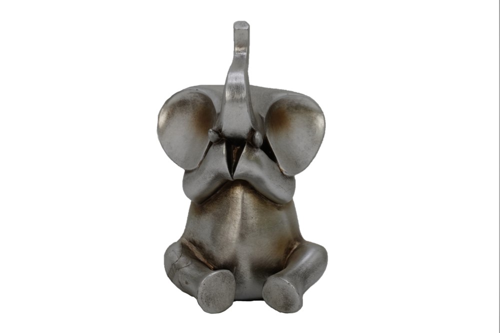 elefante plateado callado 2