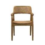 Silla Vesi | Madera Solida de Teca | Diseño moderno | Silla de exterior