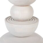Mesa Comedor Redonda Madera Solida Hallas Natural - White