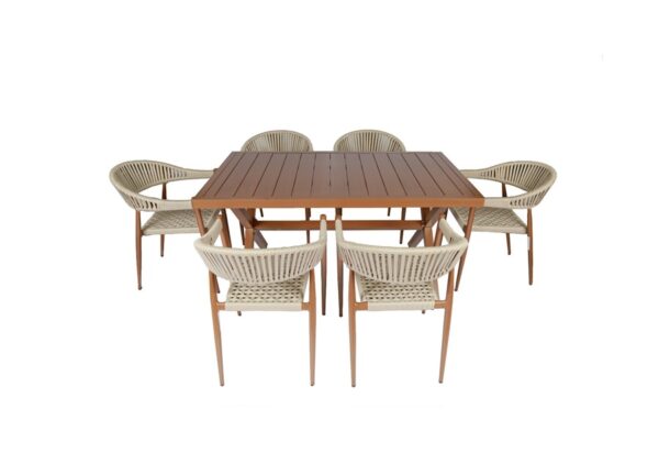 Mesa Comedor  Rectangular Exterior Roterdam 150x90