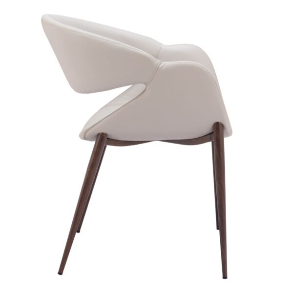 Silla Imay Beige & Wallnut