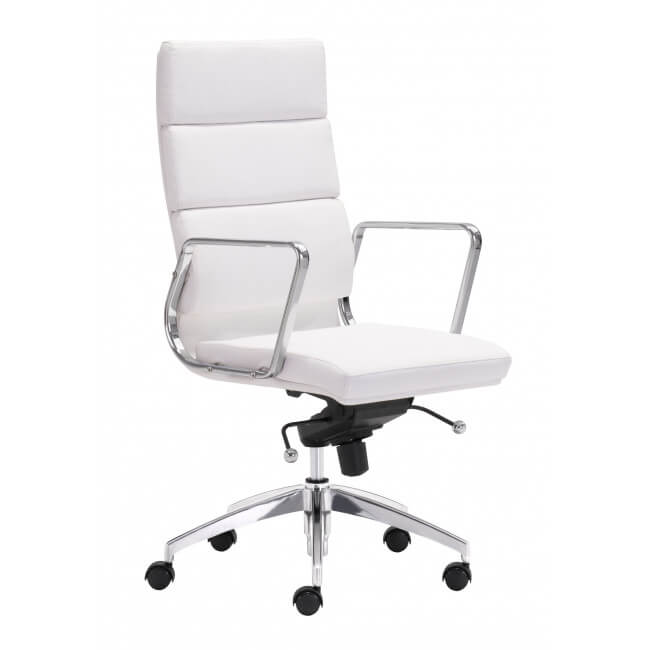 Silla Oficina Eames Soft Pad Style Alta P137 – WH