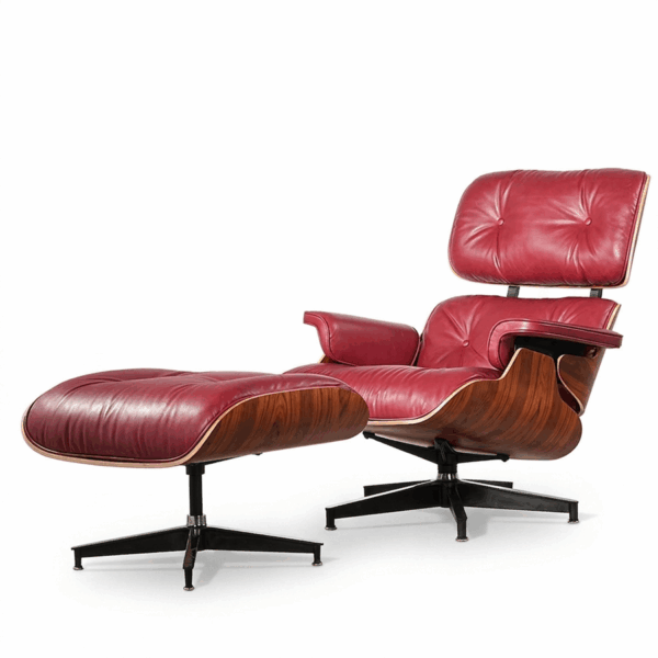 Sillon Eames Lounge Style 100% Cuero importado