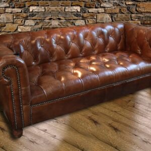 Sillón Capitone Loveseat  Chesterfield - 100% Cuero
