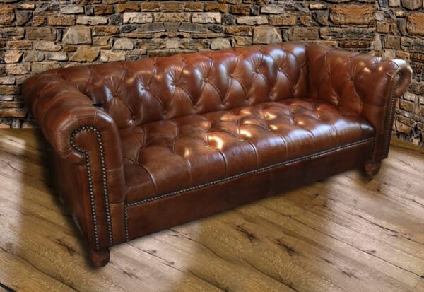 Sillón Capitone Loveseat  Chesterfield - 100% Cuero