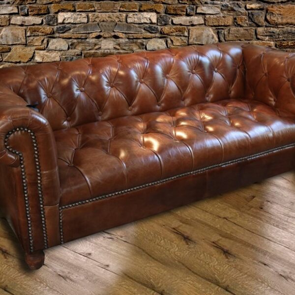 Sillón Capitone Loveseat  Chesterfield - 100% Cuero