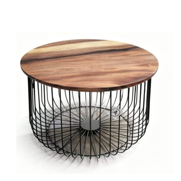 Mesa de Centro Romana - Diseño moderno en madera sólida.