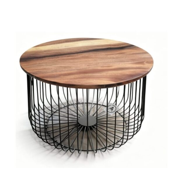 Mesa de Centro Romana - Diseño moderno en madera sólida.