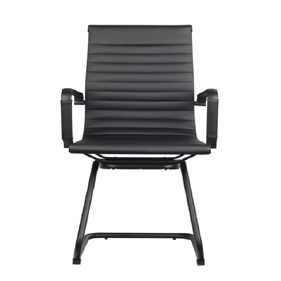 Silla Oficina Estilo Eames Base Trineo Black