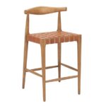 Banco Elbow CH20 Tapizado 100% Cuero | Réplica de Hans Wegner | Diseño Danés Clásico