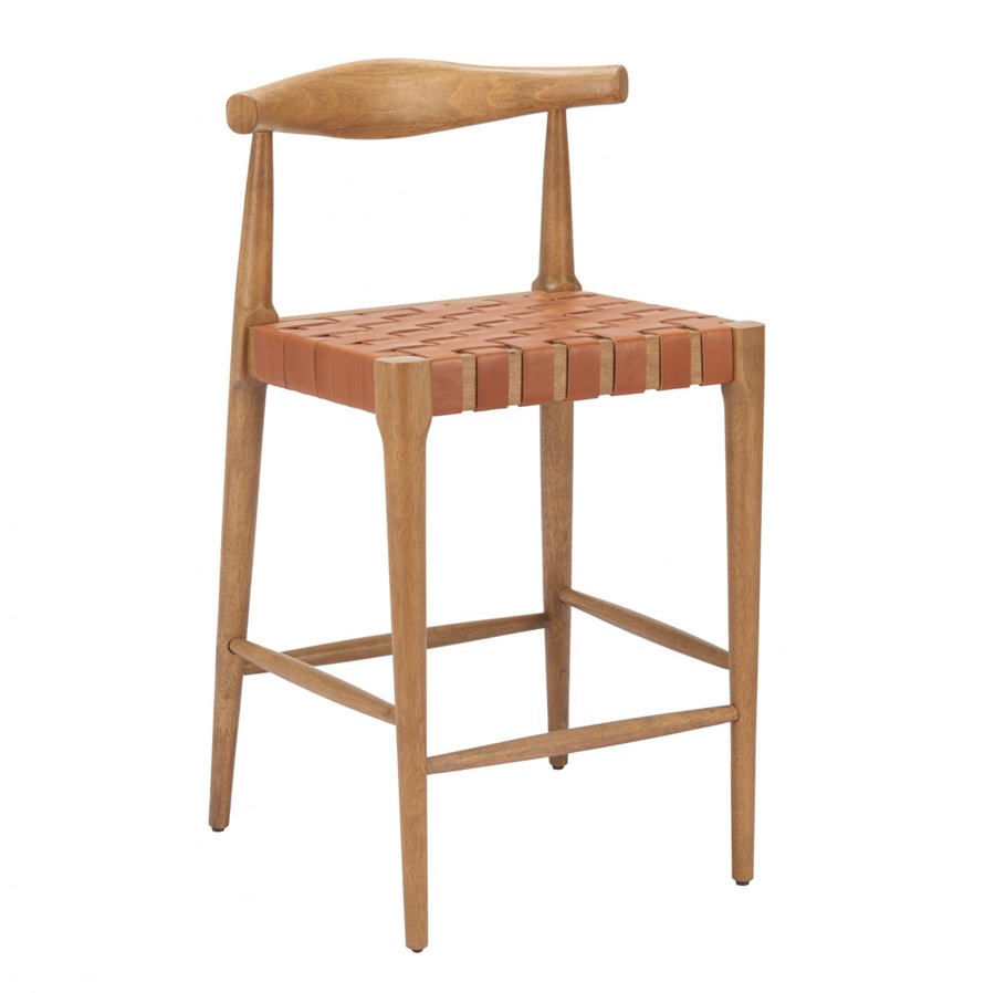 Banco Elbow CH20 Tapizado 100% Cuero | Réplica de Hans Wegner | Diseño Danés Clásico