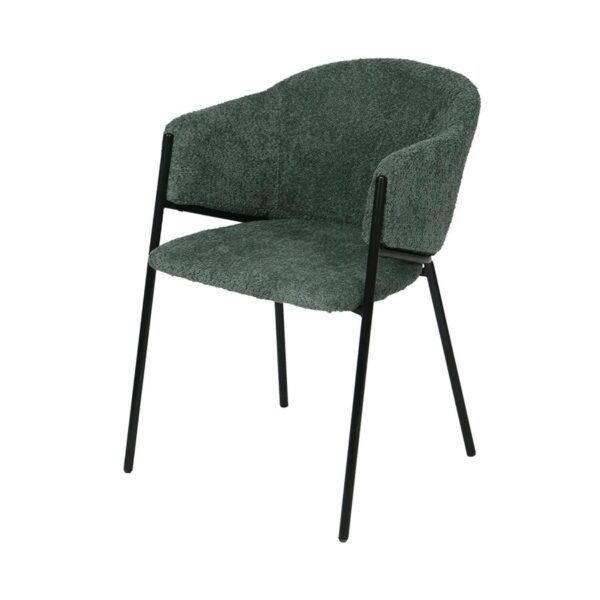 Silla Ninja | Asiento tapizado en microfibra | Patas metálicas | Diseño moderno | Silla de comedor