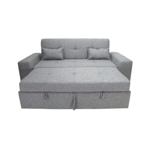 Sofa Cama Plegable 2 plazas Matrimonial 218 x 93 abierto 2 – P217 GRAY